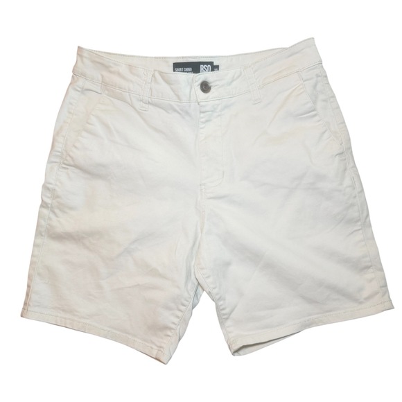 RSQ Other - RSQ Mens Short Chino Well Above Knee Off White Twill Shorts Size 30